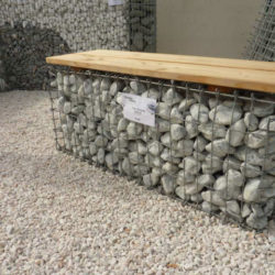 Gabion Banc de jardin